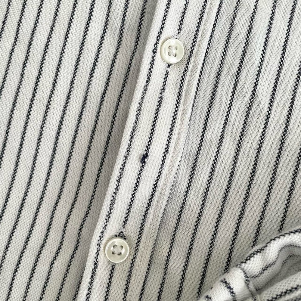 Zara Men's Slim Fit Striped Button-Down Knit Shir… - image 6